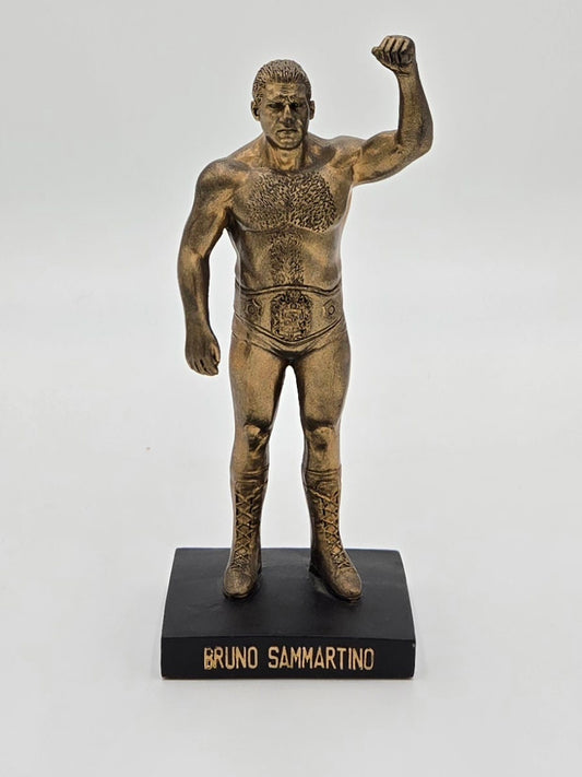 WWE Bruno Sammartino Collectible Replica Legends 6 Inch Bronze Statue