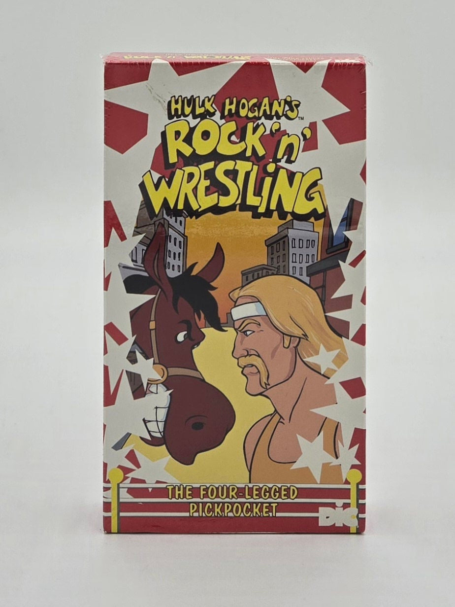 1985 Hulk Hogan's Rock 'n' Wrestling: The Four-Legged Pickpocket Animated Show Sealed VHS Tape