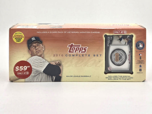 2010 Topps Major League Baseball Trading Cards Complete Set (661 Cards) Mickey Mantle Patch Included