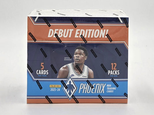 2023/24 Panini Phoenix NBA Basketball Cards Debut Edition Hobby Box (12 packs)