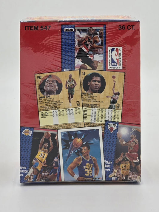 1991 Fleer Basketball Card Wax Box (36 Packs) Sealed, Early Michael Jordan