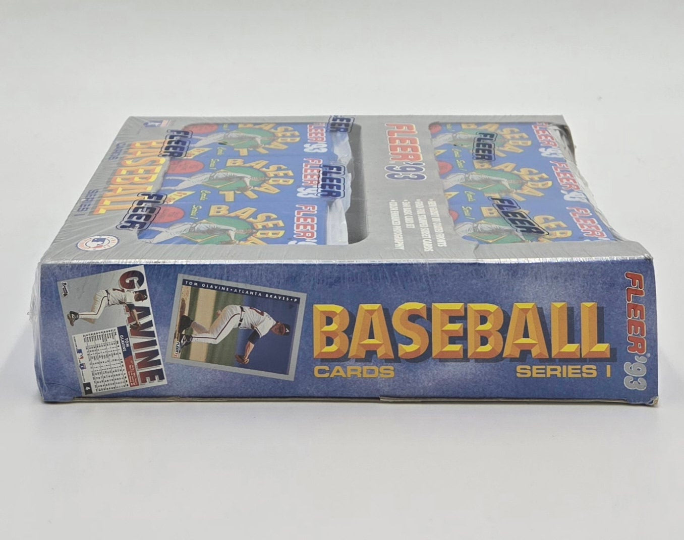 1993 Fleer Baseball Card Series 1 Cello Wax Box (24 Packs) Rare Inserts