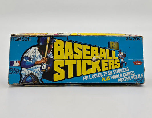 1979 Fleer Baseball Stickers Cards Wax Box (24 Packs)