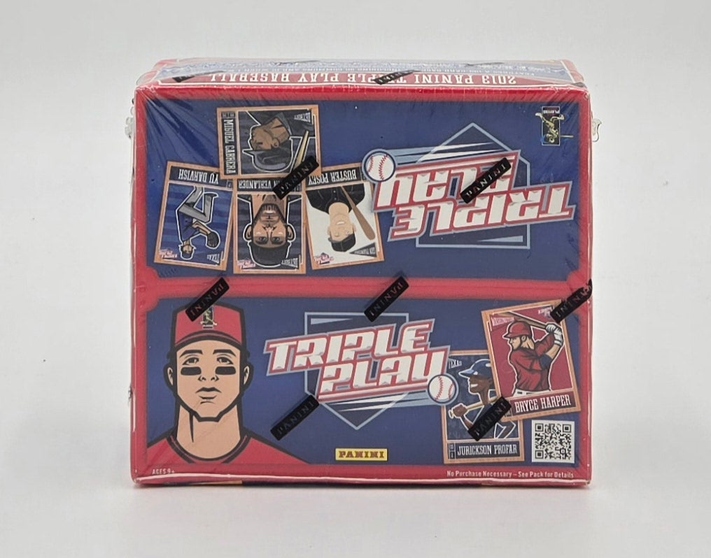 2013 Panini Triple Play Baseball Card Wax Box (24 Packs)