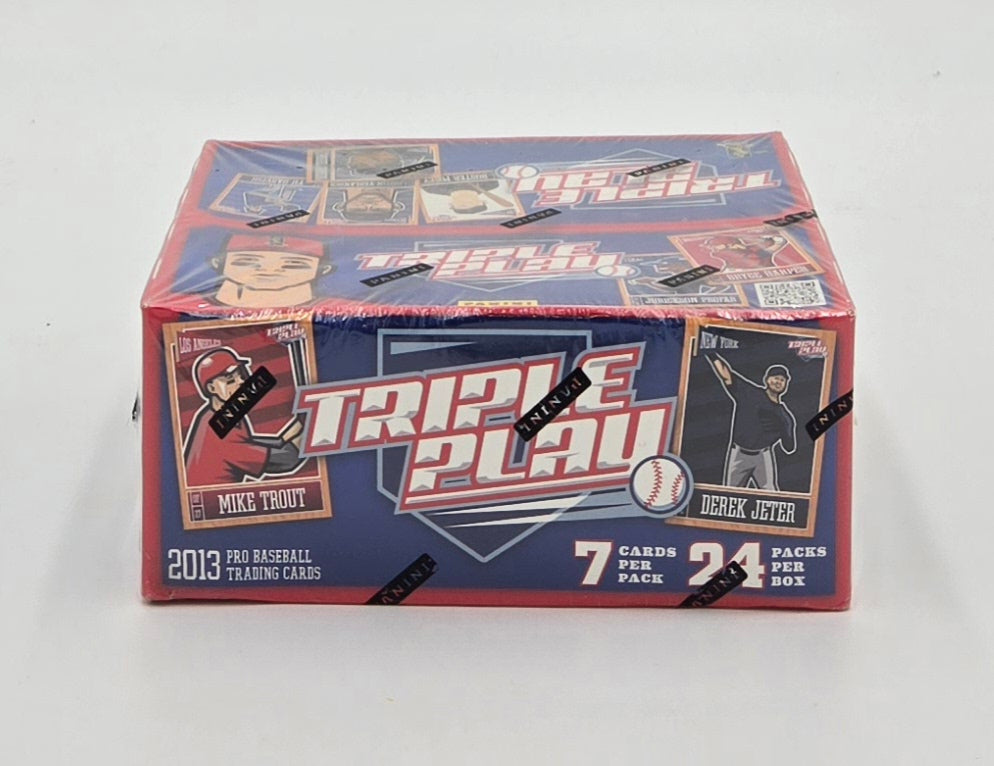 2013 Panini Triple Play Baseball Card Wax Box (24 Packs)