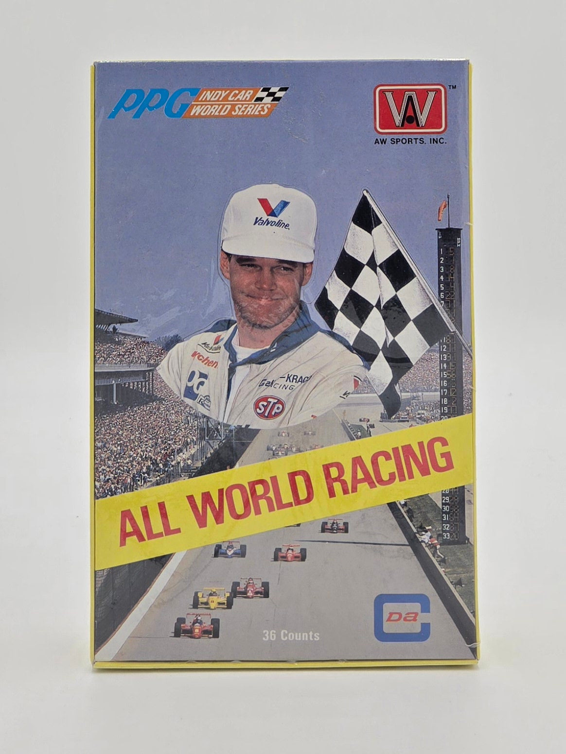 1991 AW Sports PPG Indy Car All World Racing Card Wax Box (36 Packs)