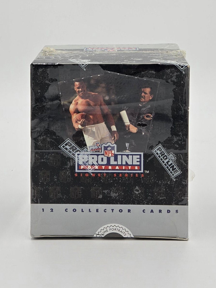 1991 NFL Proline Portraits Signet Series Collector Football Cards Wax Box (36 Packs) Look For Autographs