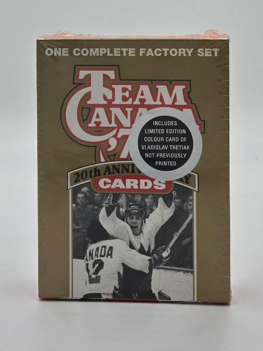 1972 Team Canada Vs Russia 20th Anniversary Hockey Cards Complete Factory Set (Made In 1992)