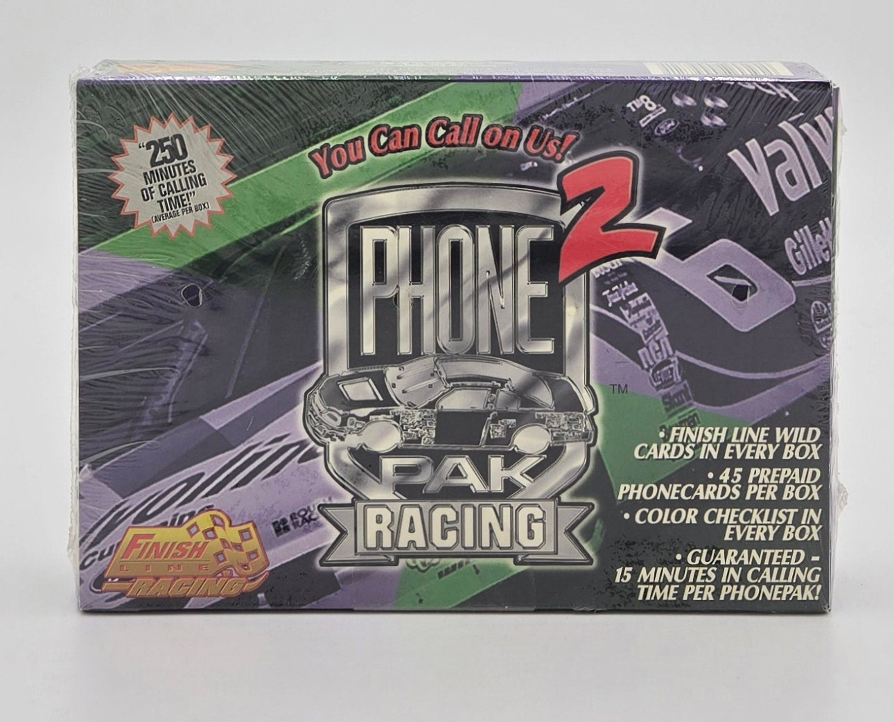 Finish Line NASCAR Phone Pak Racing 2 (45 Phone Cards Inside)