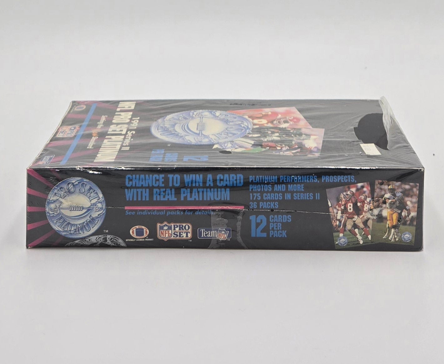 1991 NFL Pro Set Platinum Series 2 Football Card Box (36 Packs)