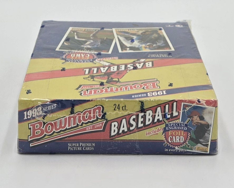 1993 Bowman Baseball Card Hobby Box (24 Packs) Possible Derek Jeter Rookie