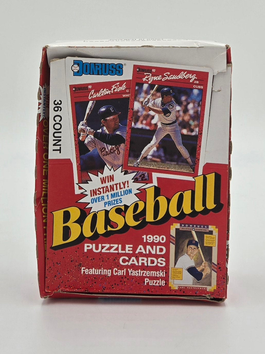 1990 Donruss Baseball Cards Wax Box (36 Packs)