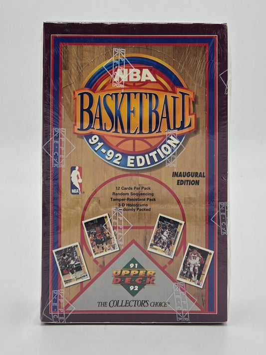 1991/92 Upper Deck Basketball Cards Hobby Wax Box (36 Packs)