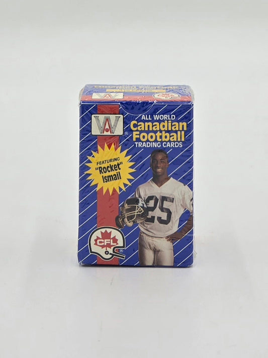 1991 All World Canadian Football Trading Cards Box (110 Cards)