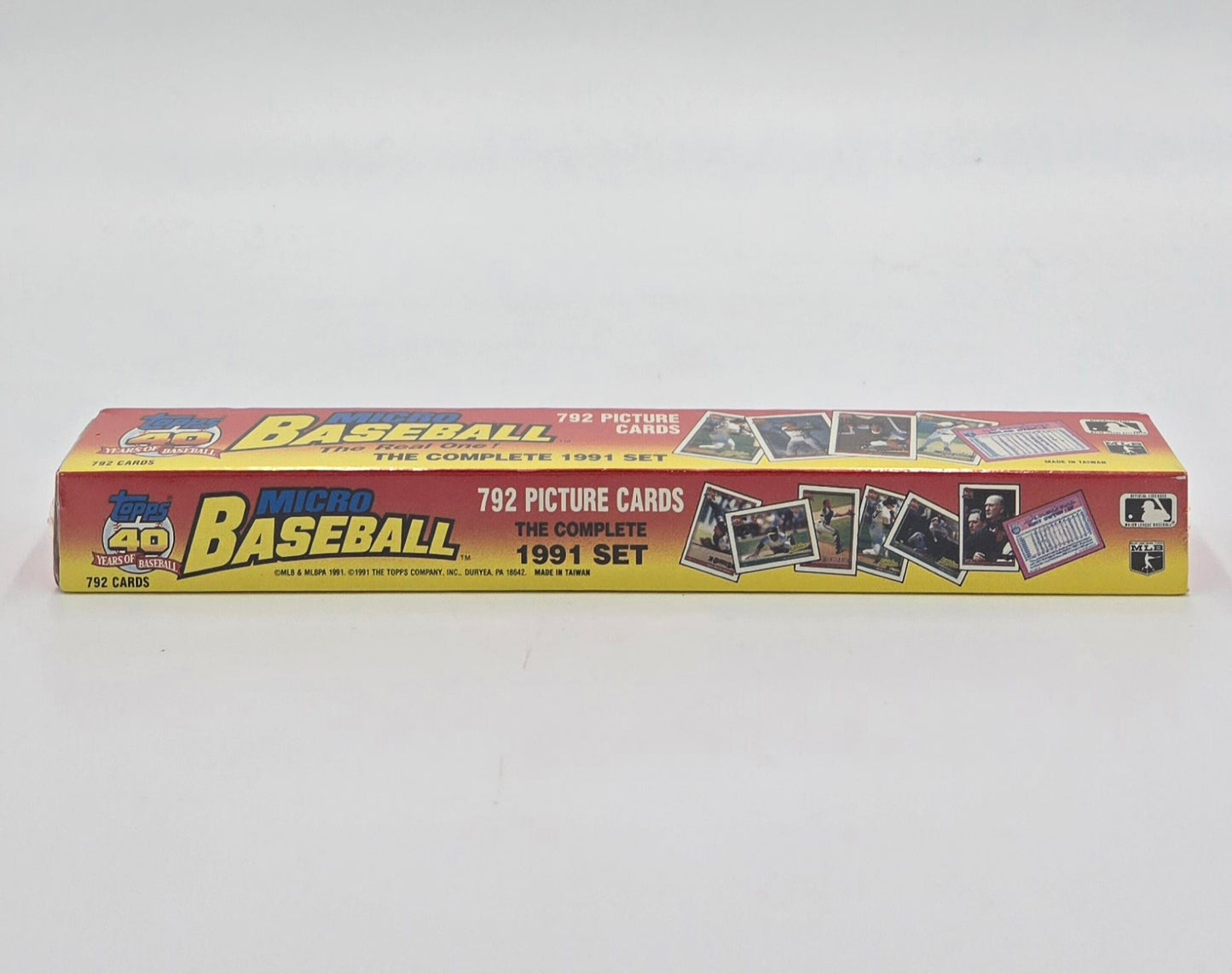 1991 Topps Micro Baseball Complete Set (792 Micro Cards)