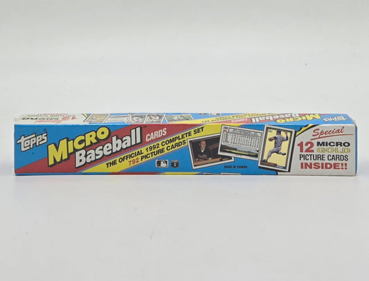 1992 Topps Micro Baseball Complete Set (792 Micro Cards)