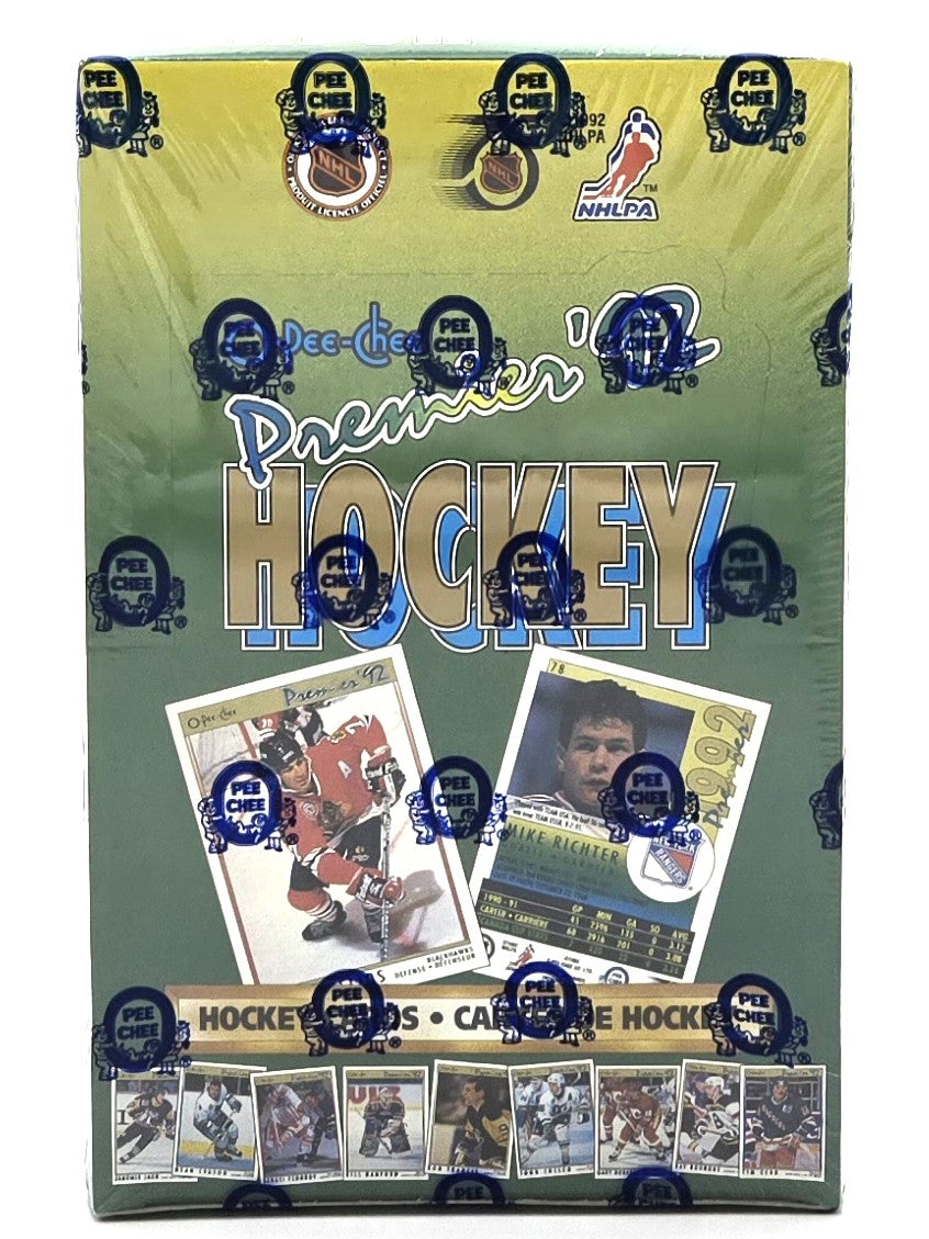 1992 OPC O-Pee-Chee Premier Hockey Cards Wax Box (36 Packs) Possible Niklas Lidstrom Rookie