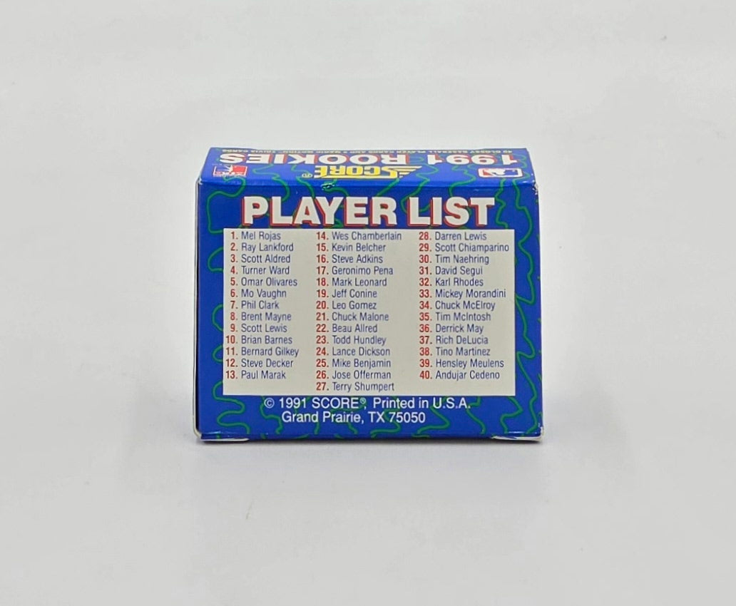 1991 Score MLB Rookies Baseball Card Box (45 Cards)