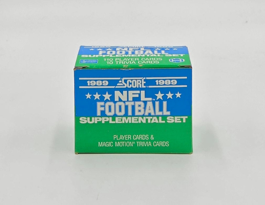 1989 Score NFL Football Card Supplemental Set (110 Cards)