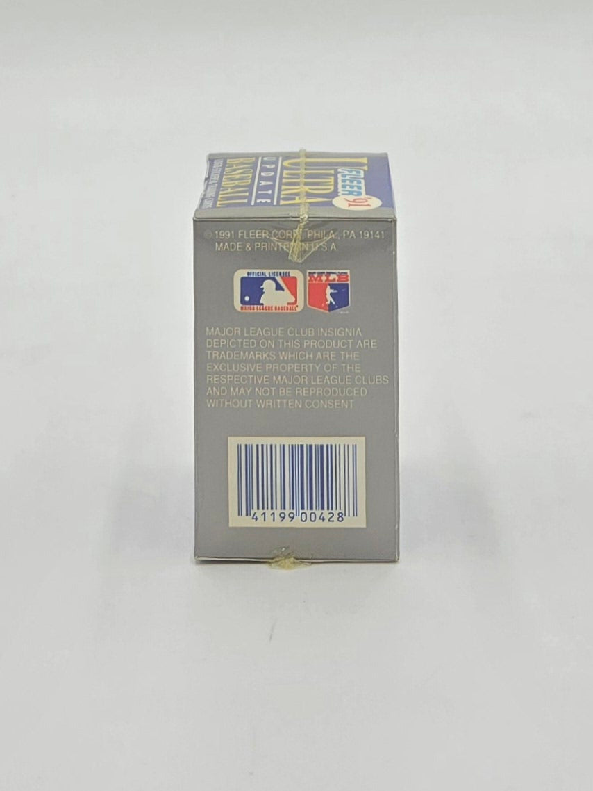 1991 Fleer Ultra Update Baseball Card & Logo Stickers Box (120 Cards)