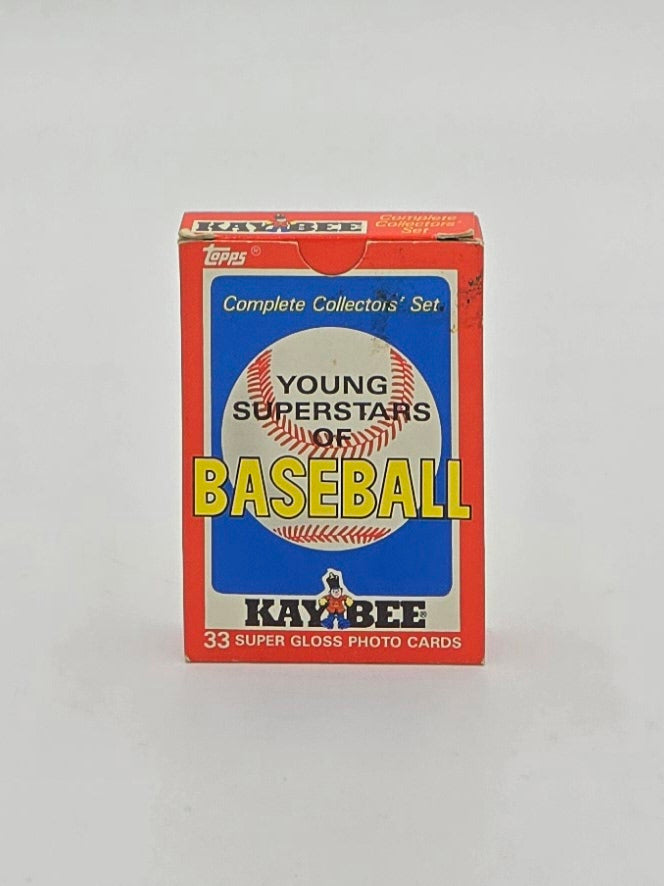 1986 Topps Kaybee Young Superstars of Baseball Cards Complete Collectors' Set (33 Cards)