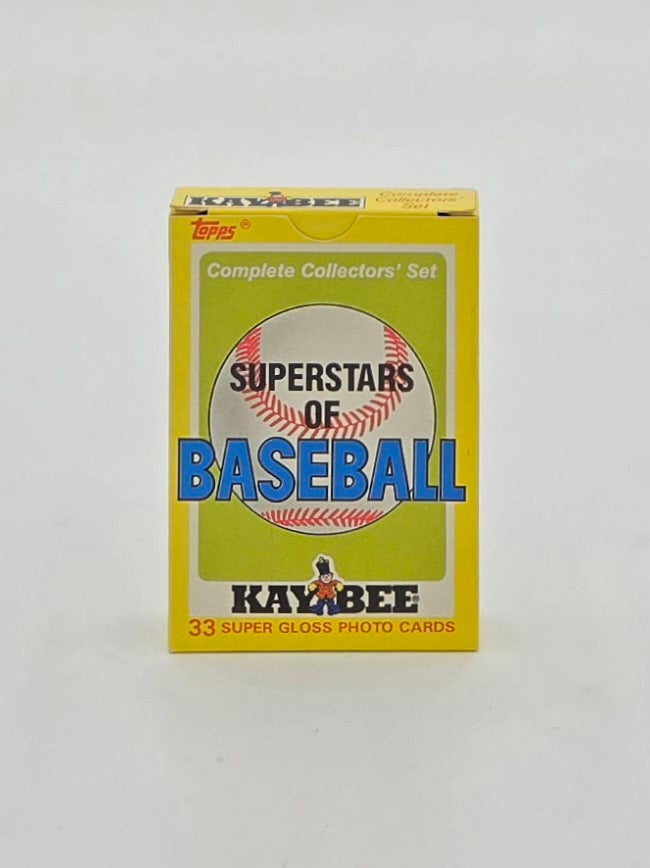 1987 Topps Kaybee Superstars of Baseball Cards Complete Collectors' Set (33 Cards)