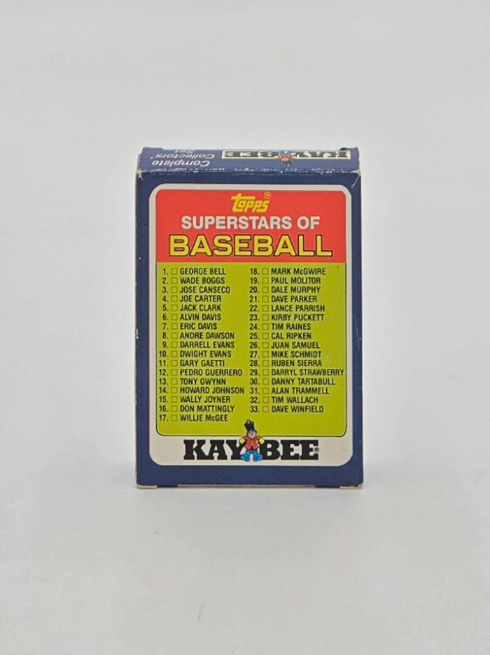 1988 Topps Kaybee Superstars of Baseball Cards Complete Collectors' Set (33 Cards)