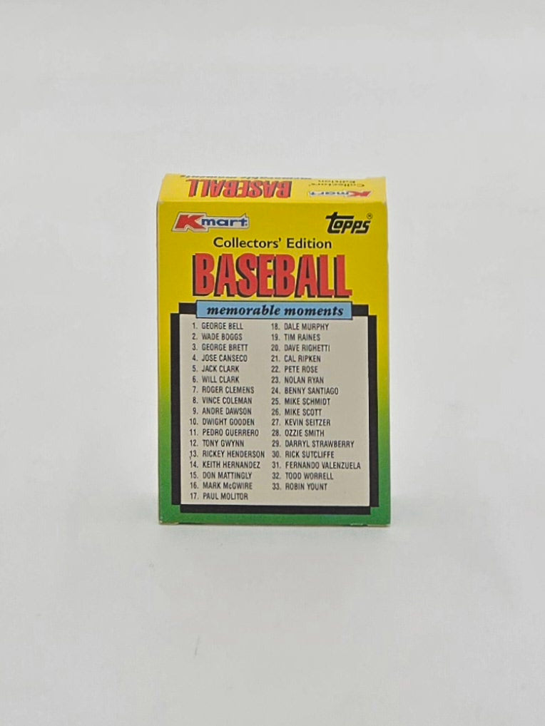 1988 Topps Kmart Baseball Memorable Moments Collector's Edition (33 Cards)