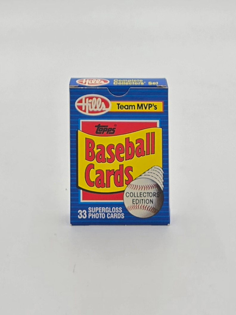 1989 Topps Hills Team MVPs Baseball Card Complete Collectors' Set (33 Cards)