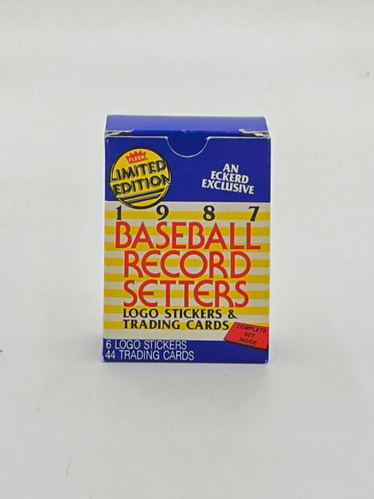 1987 Fleer Baseball Record Setters Limited Edition Card Set (44 Cards)