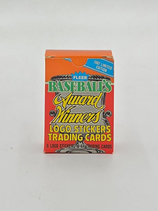 1987 Fleer Baseball's Award Winners Limited Edition Cards & Logo Stickers (44 Cards)