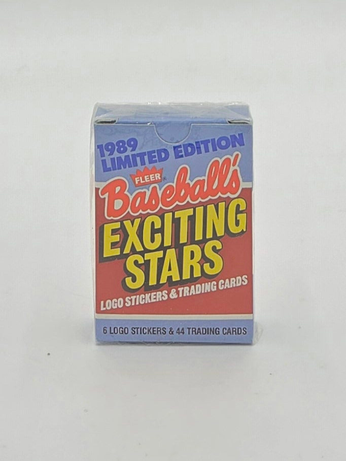 1989 Fleer Baseball's Exciting Stars Limited Edition Cards & Logo Stickers (44 Cards)