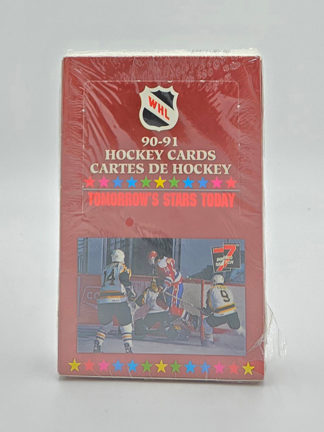 1990/91 7th Inning Sketch WHL Hockey Card Wax Box (36 Packs)