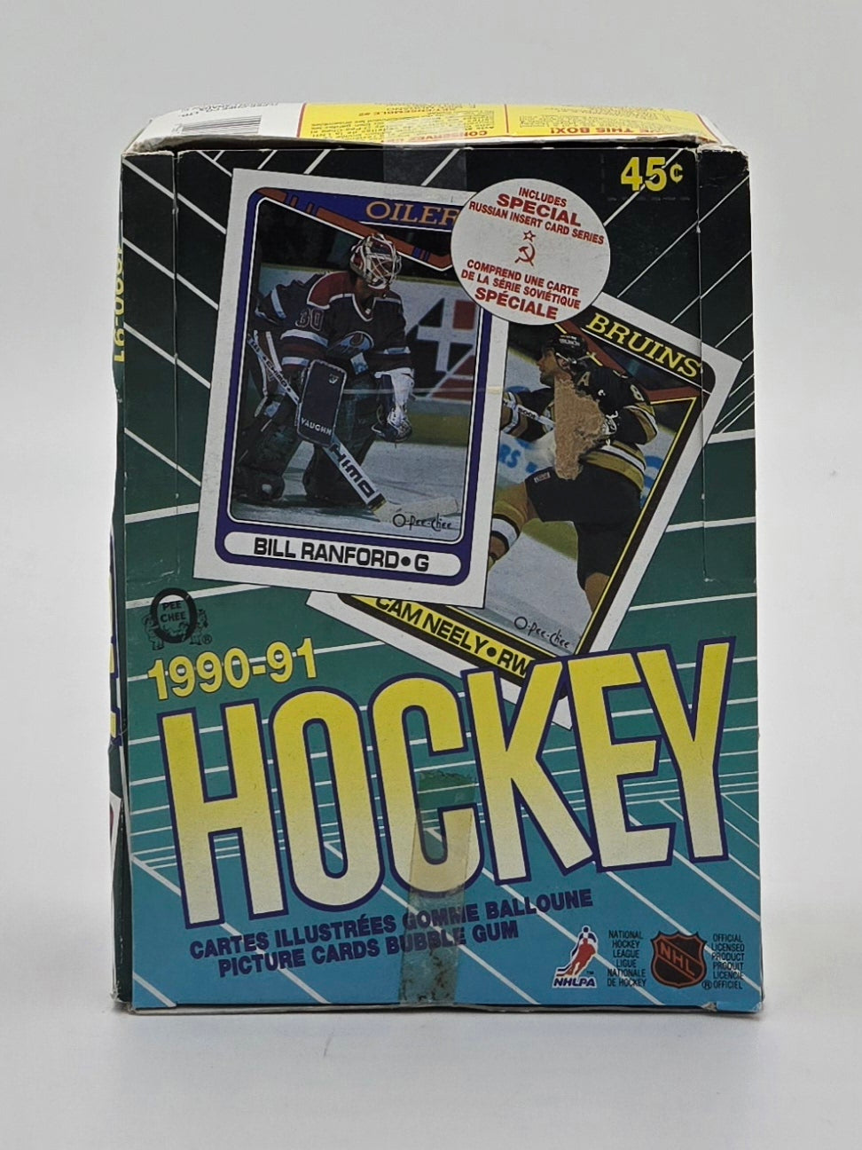 1990/91 O-Pee-Chee Hockey Cards Wax Box (36 Packs)