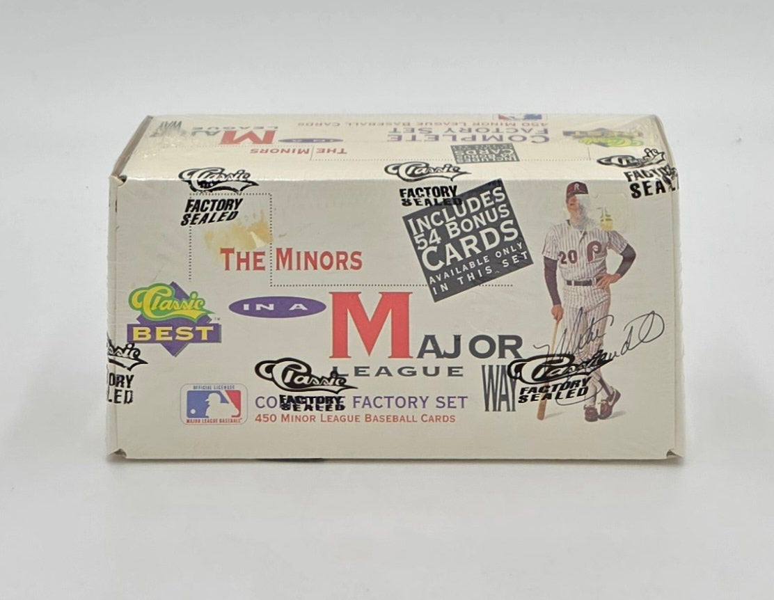 1991 Classic Best Minor League Baseball Card Complete Factory Sealed Set (450 Cards)