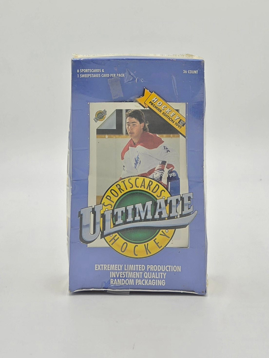 1991 Ultimate Sportscards Draft Picks Hockey Card Wax Box (36 Packs) Possible Peter Forsberg Rookie