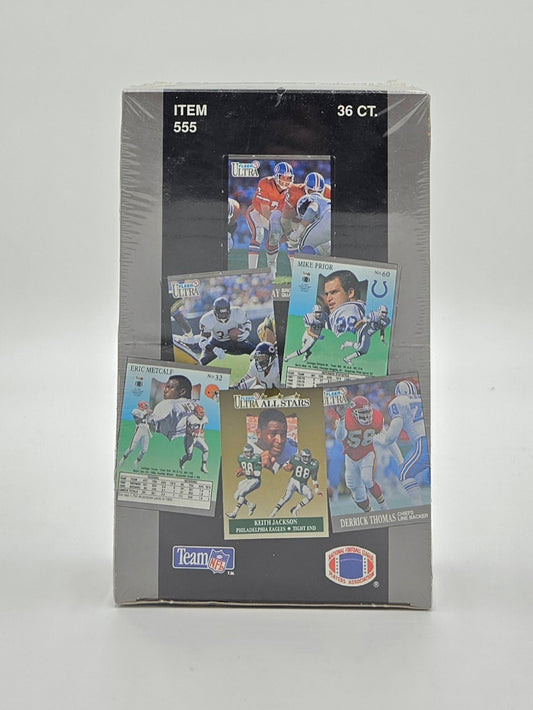 1991 Fleer Ultra NFL Football Series 2 Card Wax Box (36 Packs)