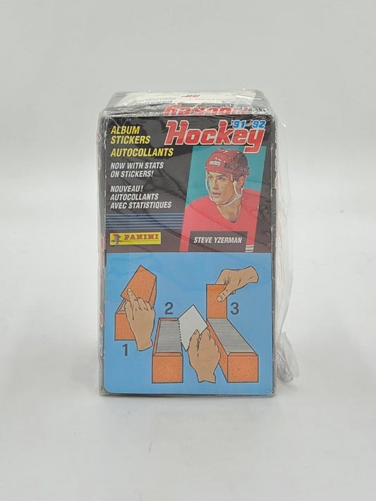 1991/92 Panini NHL Hockey Album Stickers Wax Box (100 Packs)