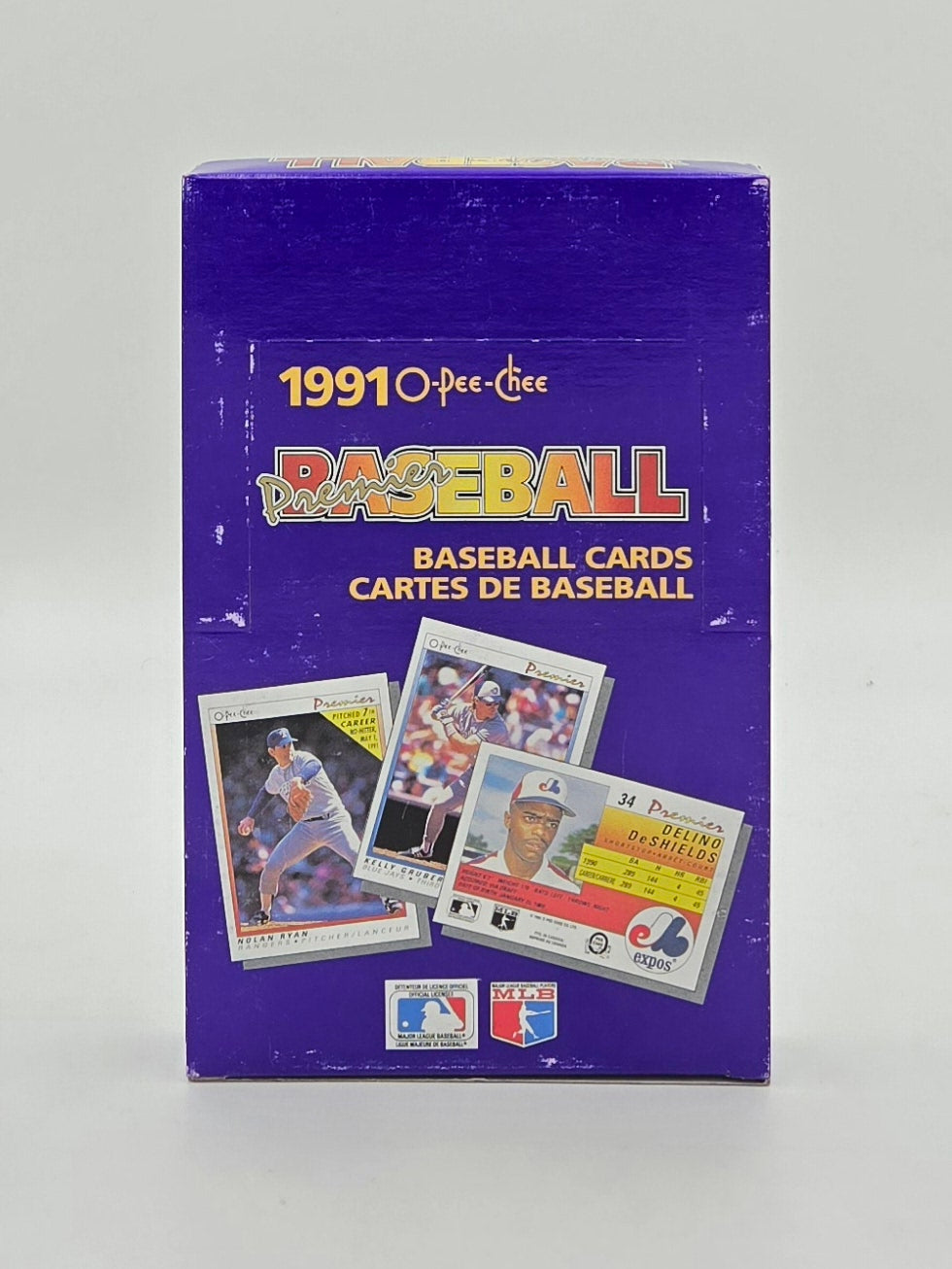 1991 O-Pee-Chee Premier Baseball Cards Box (36 Packs)