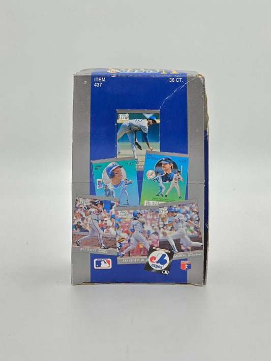 1991 Fleer Ultra MLB Baseball Cards Wax Box (36 Packs)