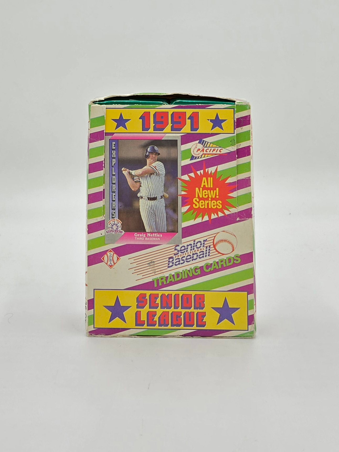 1991 Pacific Senior Professional Baseball Wax Box (36 Packs)