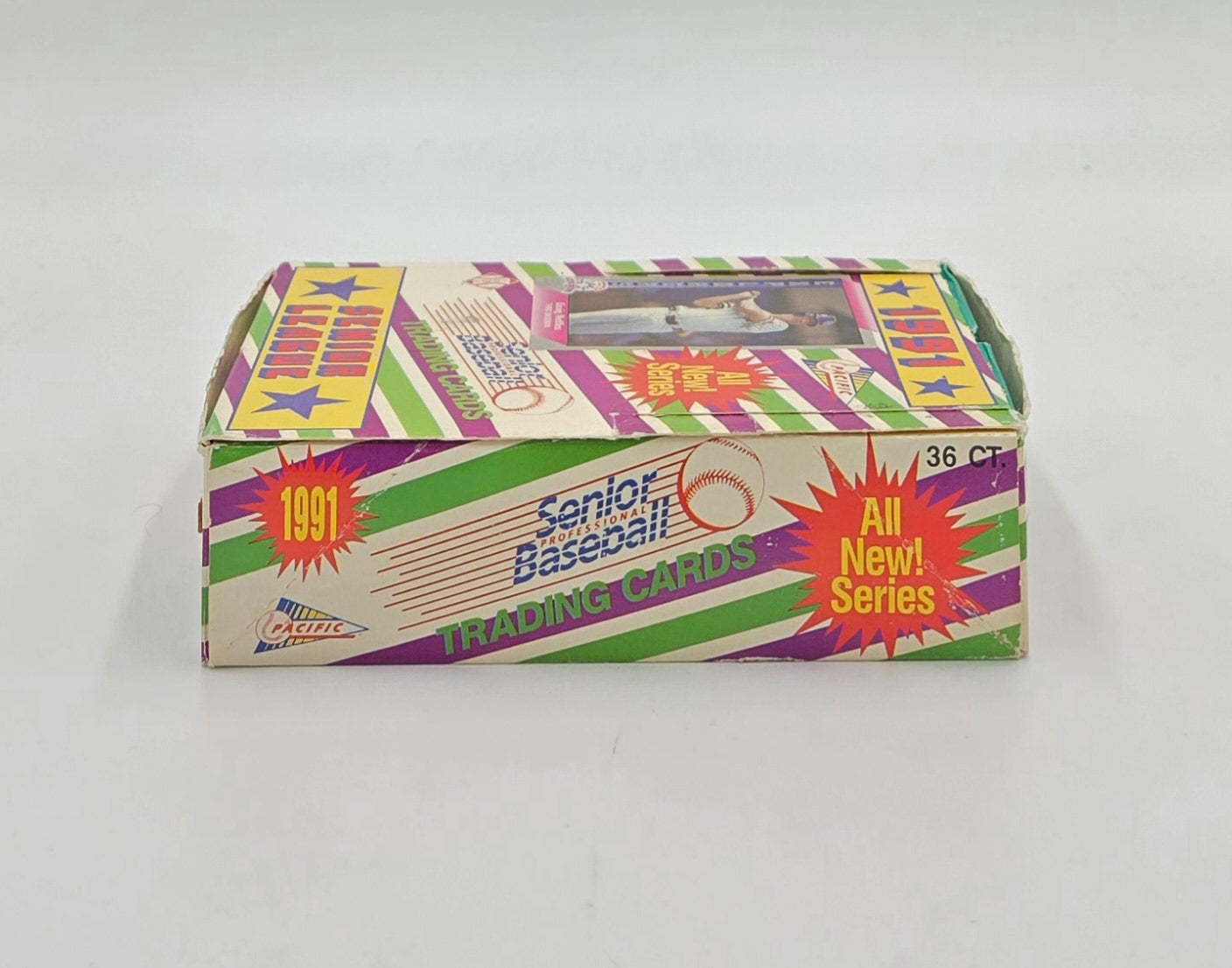 1991 Pacific Senior Professional Baseball Wax Box (36 Packs)