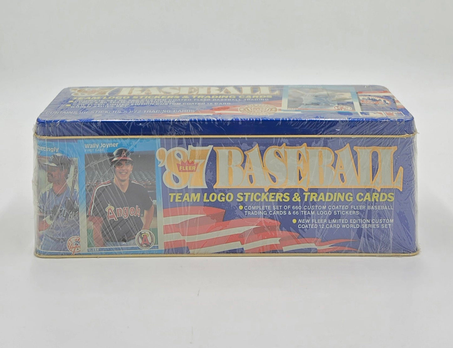 1987 Fleer Gloss Baseball Complete Factory Set Tin (672 Cards) Bo Jackson Rookie