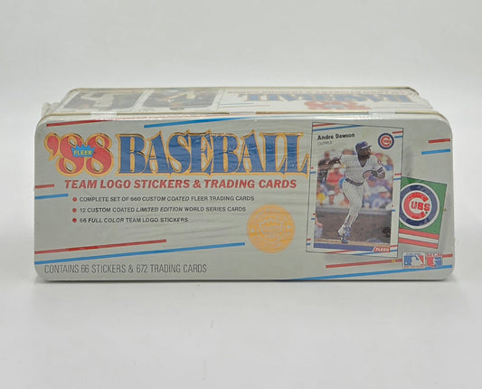 1988 Fleer Glossy Baseball Complete Set Tin (672 Cards)