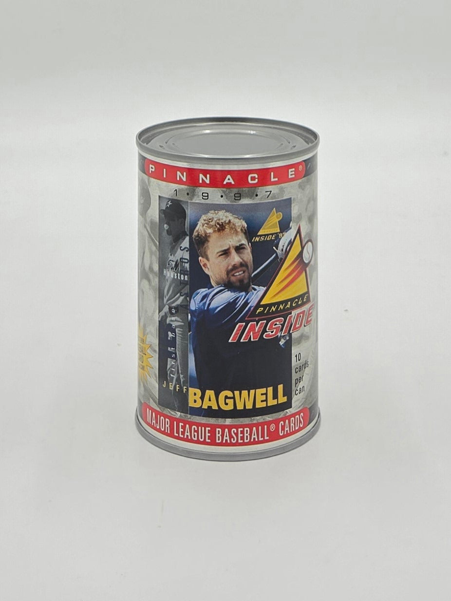 1997 Pinnacle Inside MLB Baseball Card Collectible Can (10 Cards) Jeff Bagwell