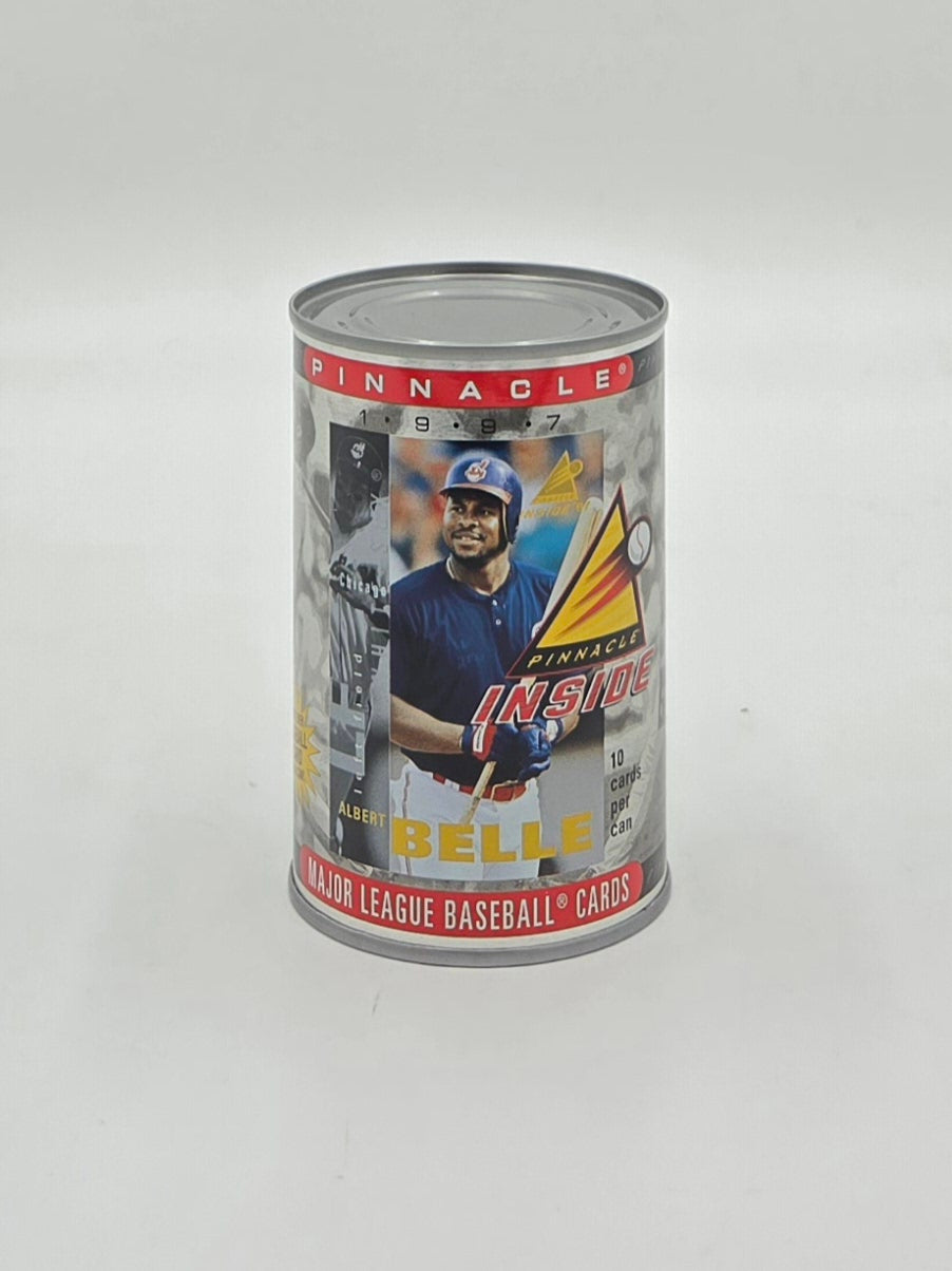 1997 Pinnacle Inside MLB Baseball Card Collectible Can (10 Cards) Albert Belle