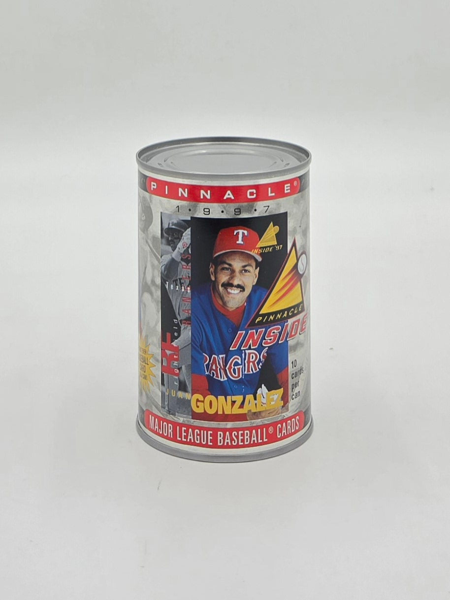 1997 Pinnacle Inside MLB Baseball Card Collectible Can (10 Cards) Juan Gonzalez