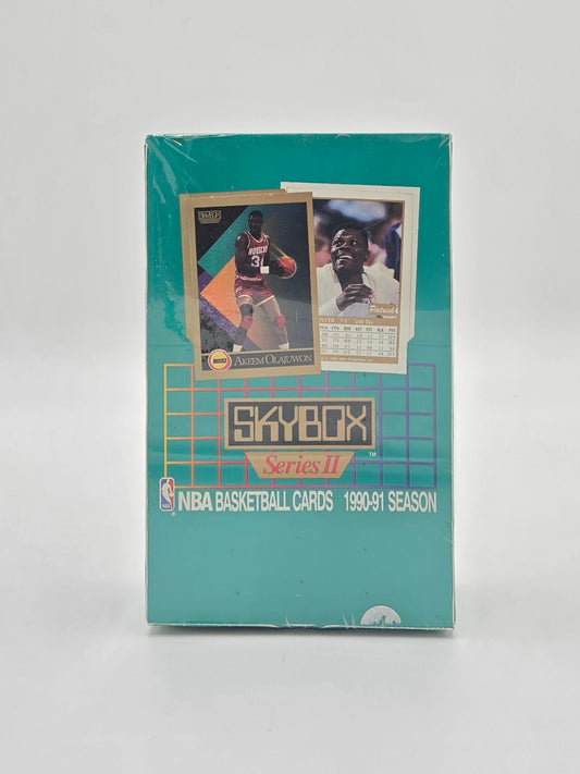 1990/91 Skybox Series 2 Basketball Card Wax Box (36 Packs) Sealed