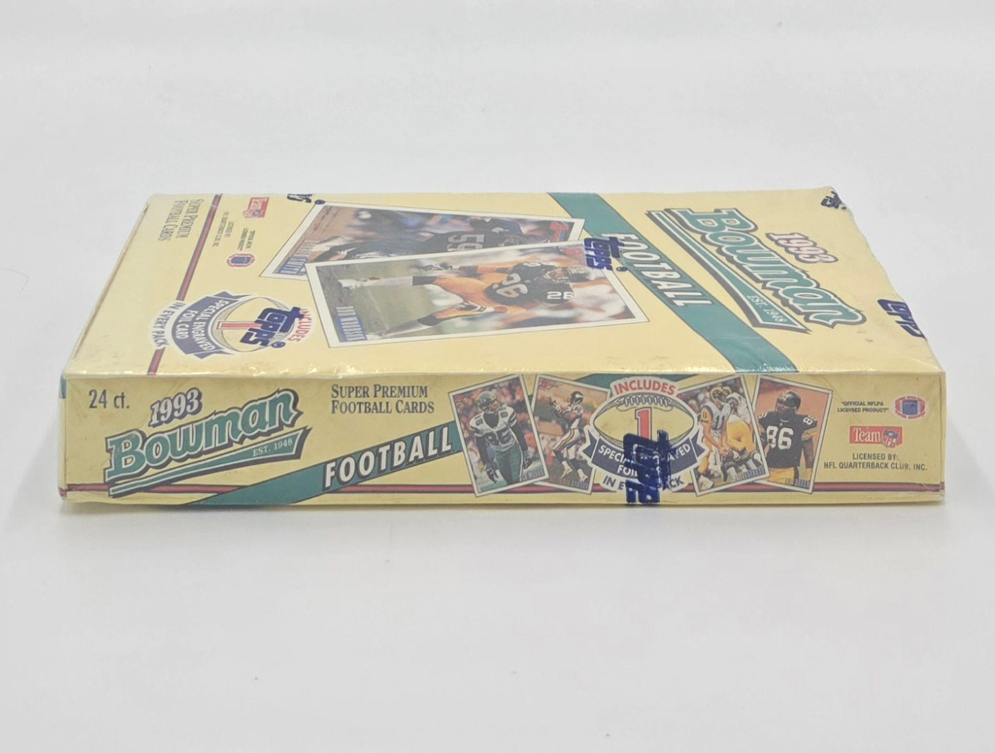 1993 Bowman NFL Football Wax Box (24 Packs) Look For Foil Cards