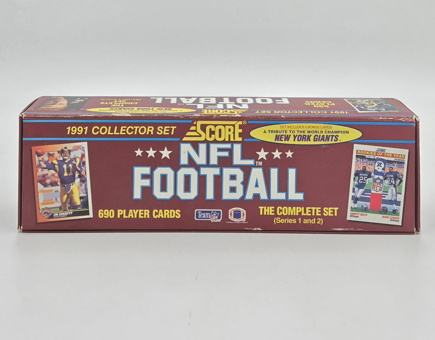 1991 Score NFL Football Card Complete Collector Factory Set (690 Cards)